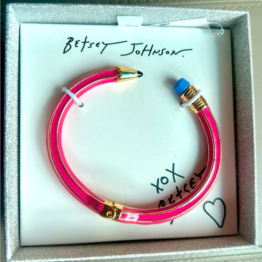 ✨ Betsey Johnson Pencil Bracelet ✏️💕✨
